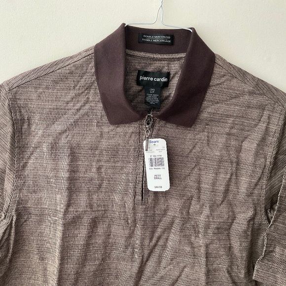 Pierre Cardin Brown Polo Shirt - Picture 3 of 10